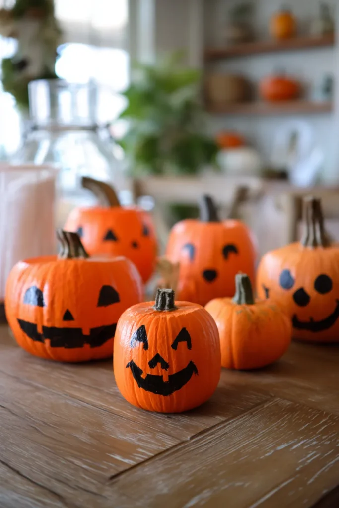 Beginner-Friendly Kitchen Table Pumpkin Painting for Families