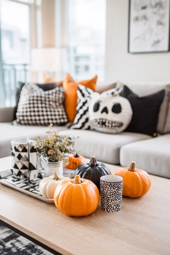 Monochrome Halloween Color Scheme
