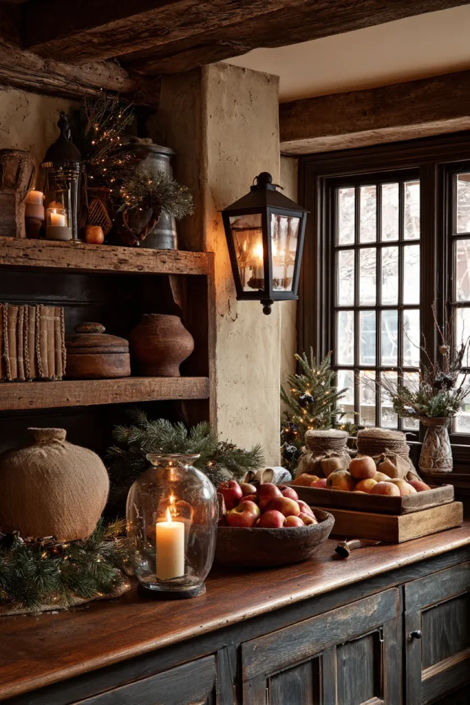 Use Hand-Carved Colonial Wood Ornaments