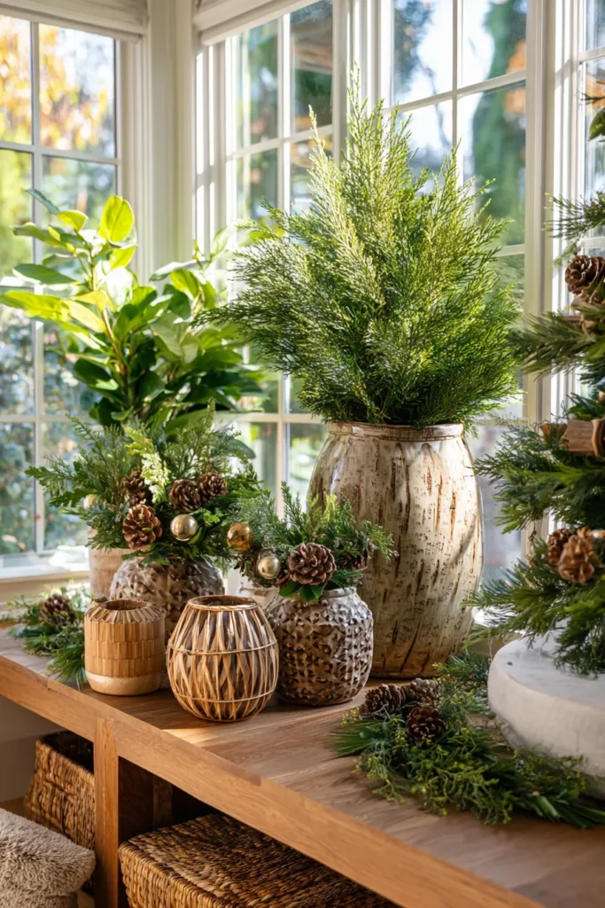 Use Living Trees in Planters