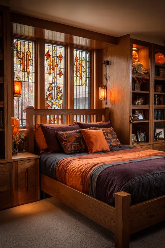 Arts & Crafts Halloween-Inspired Bedroom