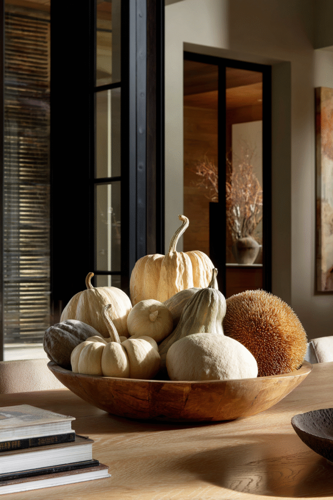 Gourds Mix Thanksgiving Centerpiece Ideas