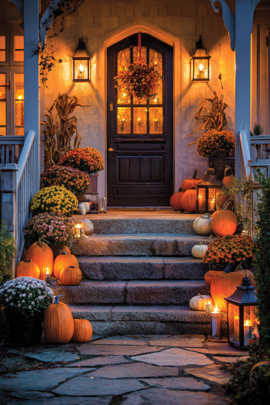 Halloween Outdoor Front Door Display
