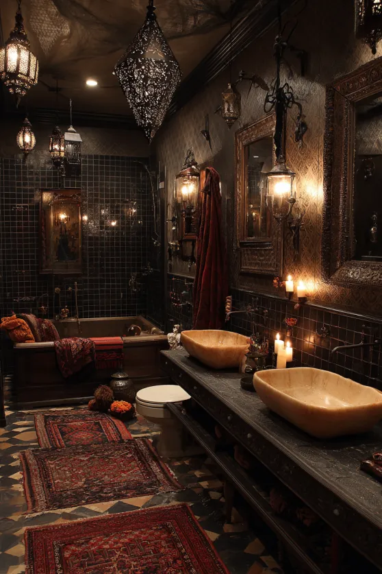 Moroccan Modern Haunted Bathroom