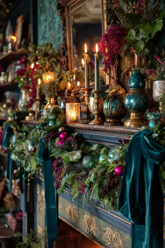 Layer Maximalist Garlands with Velvet