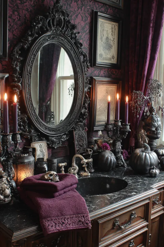 Gothic Modern Bathroom