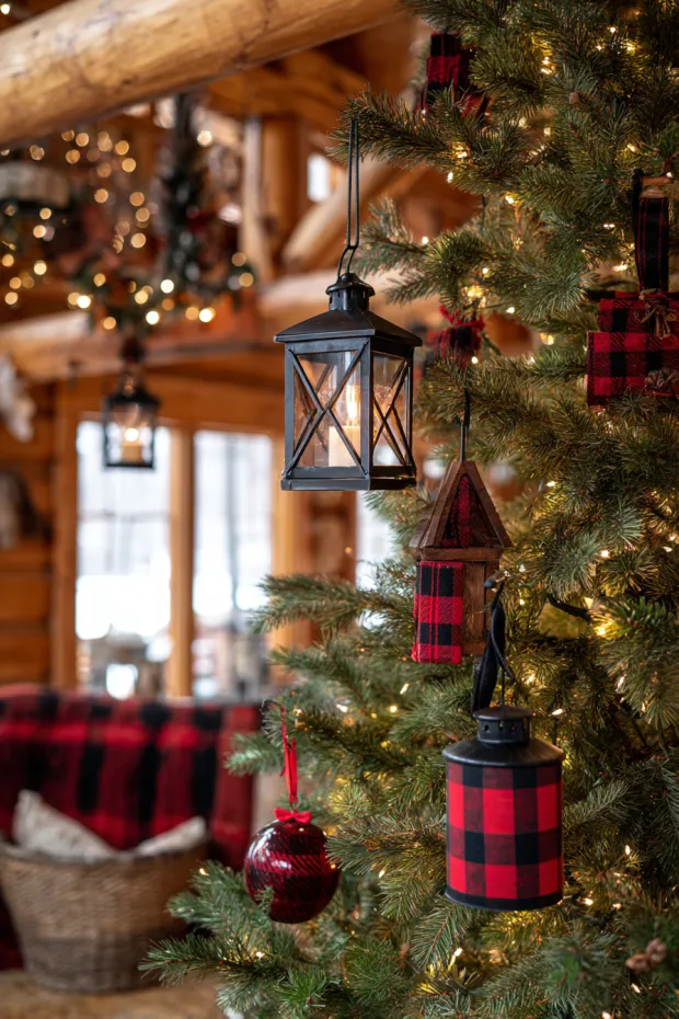 Noble Fir Buffalo Plaid Styling