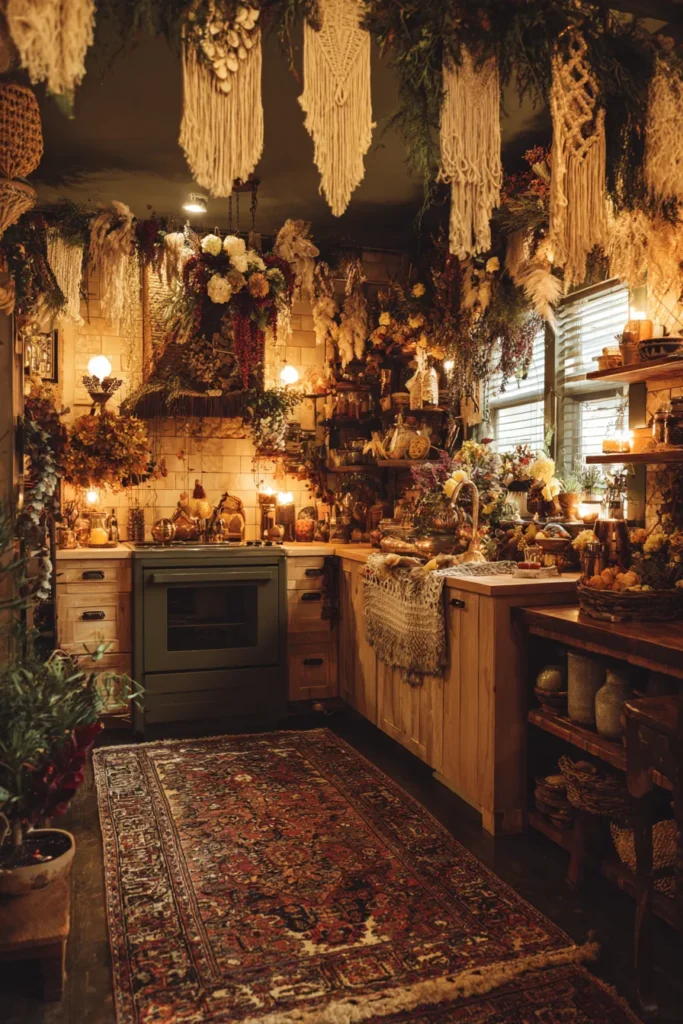 Mix Global Ornaments with Macrame