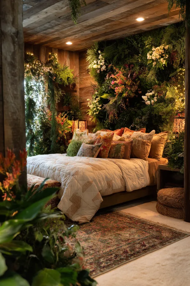 Garden Room Living Evergreen Walls
