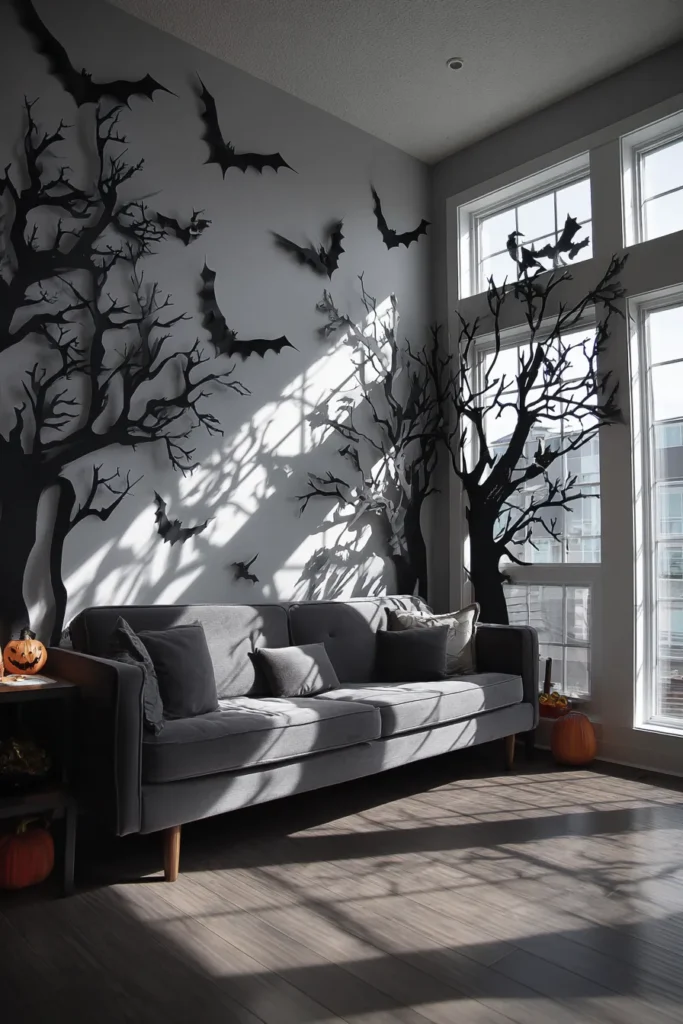 Paper Cutout Halloween Silhouettes