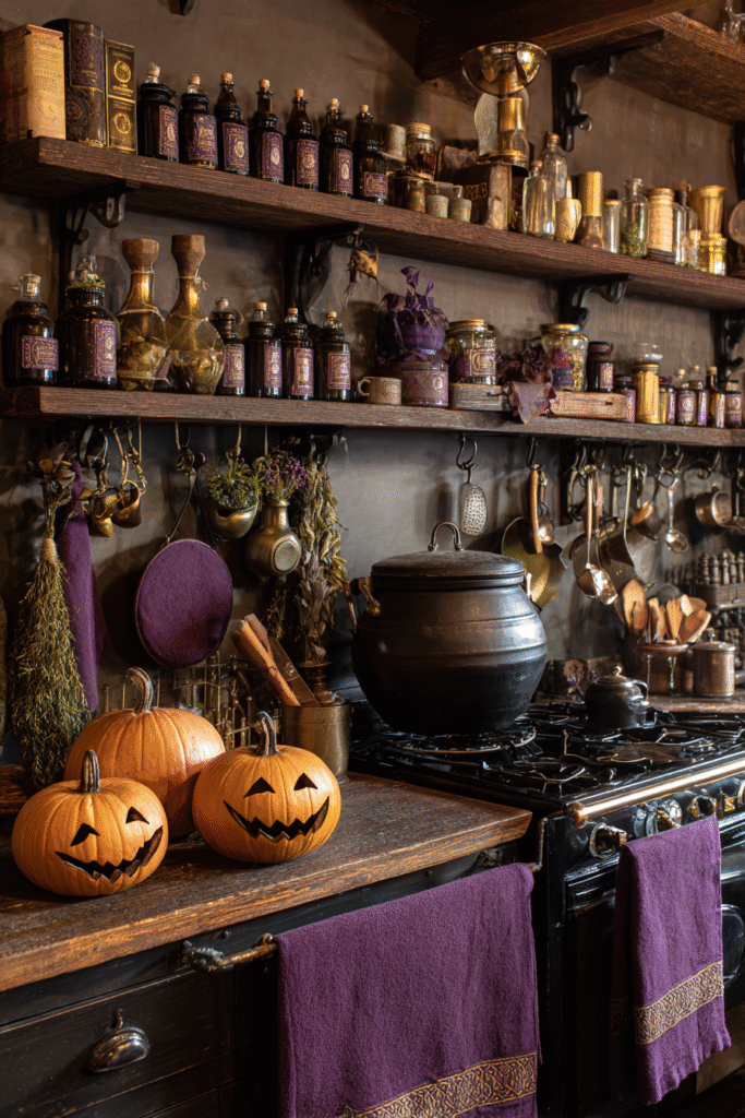 Potion Brewing Kitchen Setup