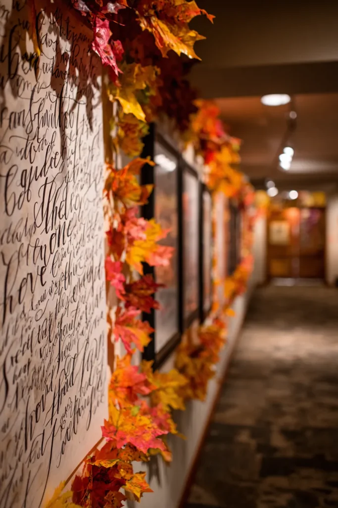 Thanksgiving Scripture Memory Wall