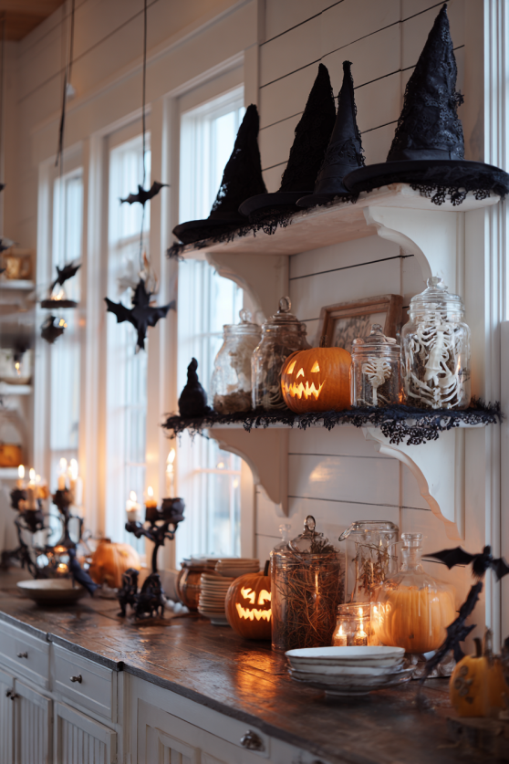 Farmhouse Kitchen Haunted Setup