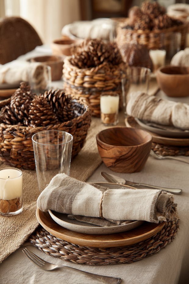 Natural Fiber Autumn Styling