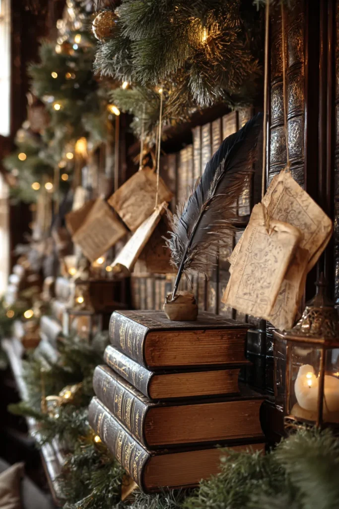 Arrange Floating Books with Quills