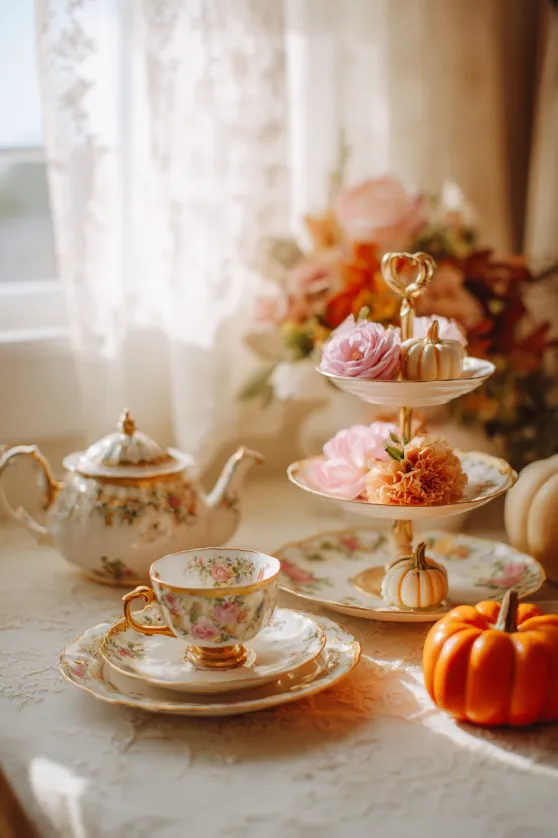 Thanksgiving Tea Party Style