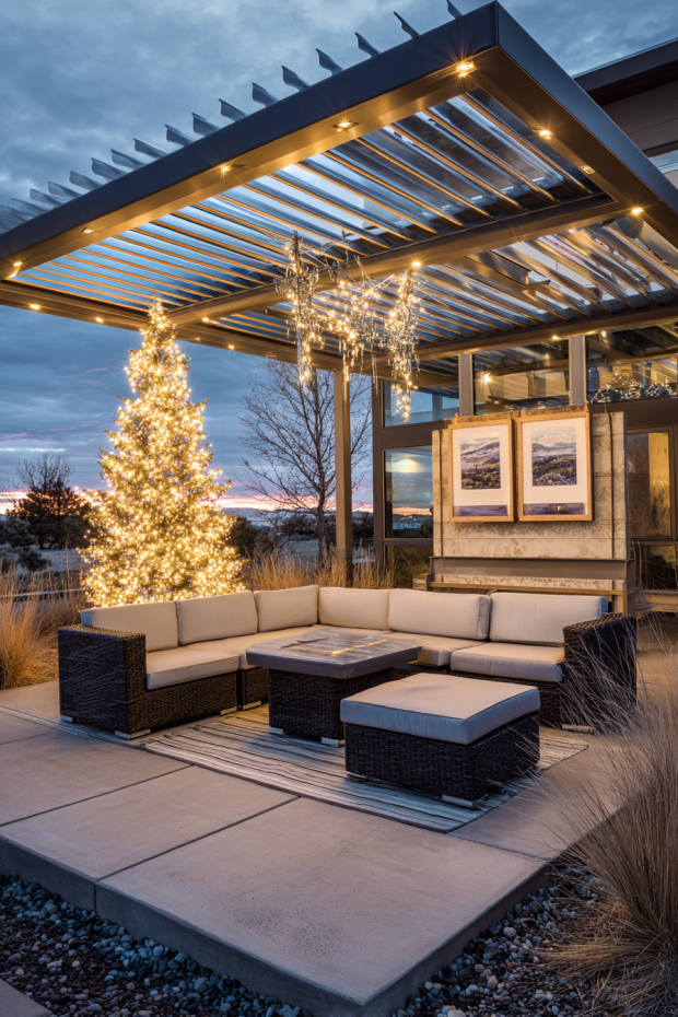 Weatherproof Aluminum Outdoor Patio Tree