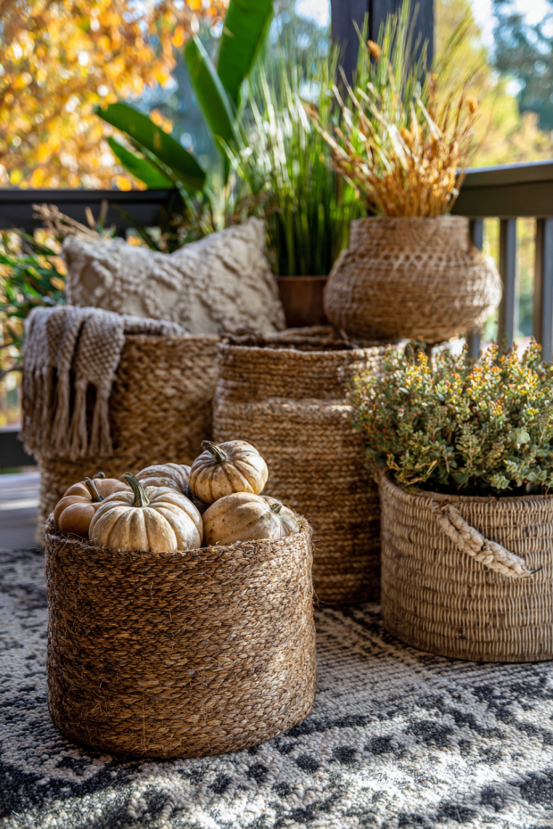 Woven Texture Fall Entrance