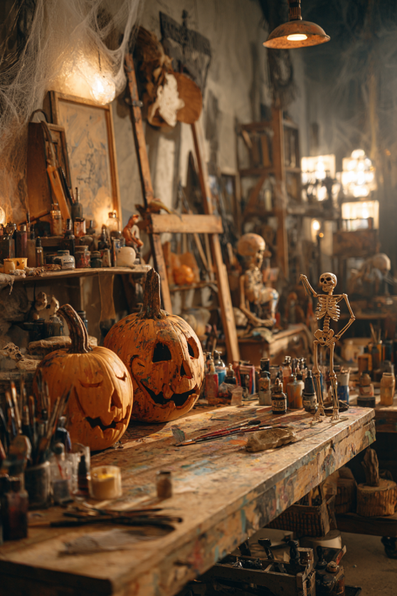Artist Studio Spooky Workshop