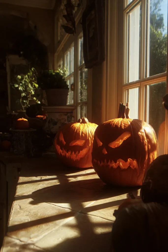 Breakfast Nook Terror: Spine-Chilling Garden Pumpkin Carvings