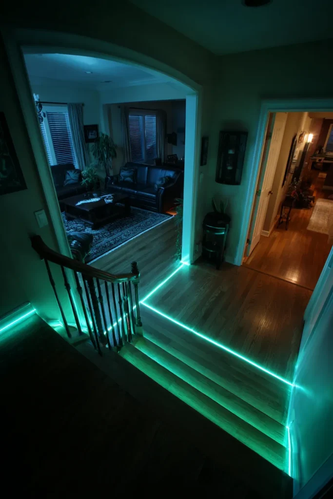 Glow Stick Halloween Path Marking