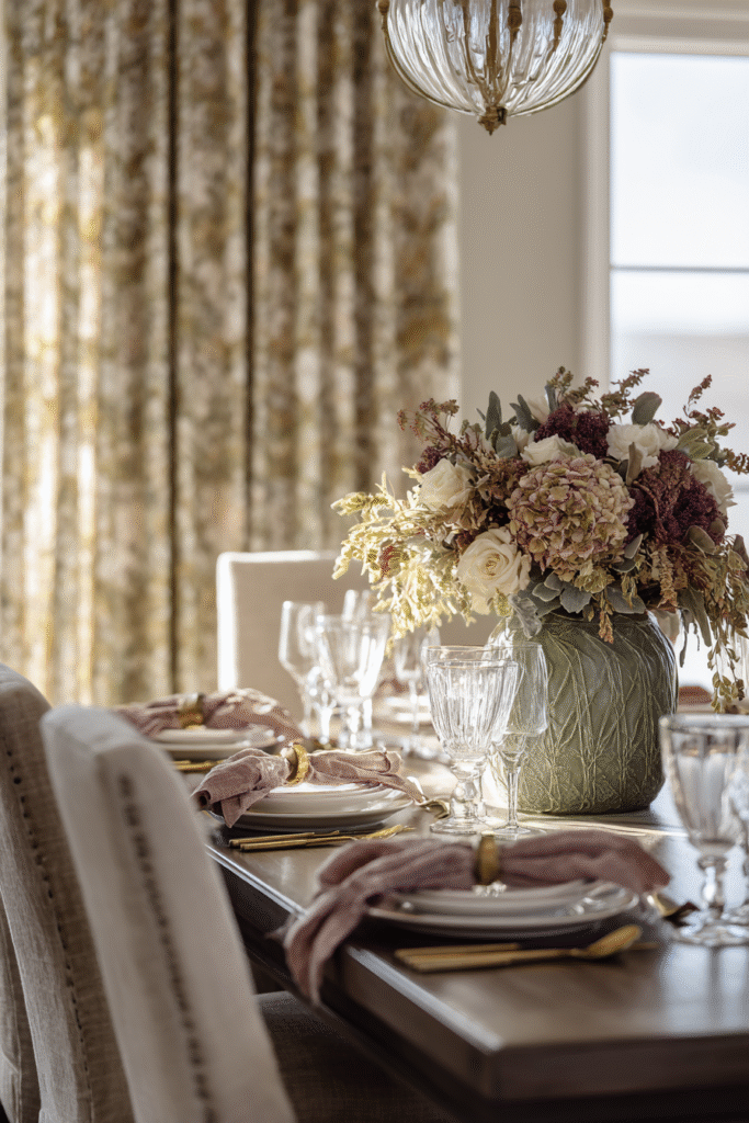 Muted Colors Thanksgiving Centerpiece Ideas