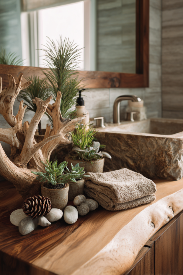 Natural Fall Counter Arrangement