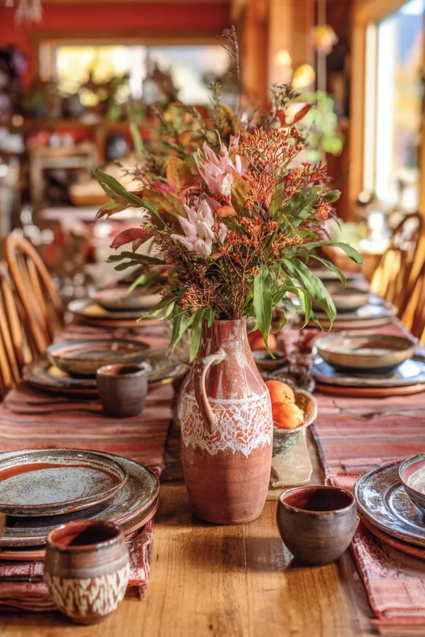 Regional Rustic Autumn Terroir Table