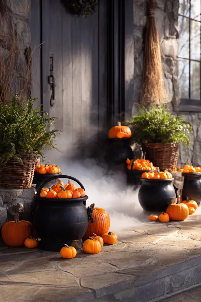 Cauldron Pumpkin Garden