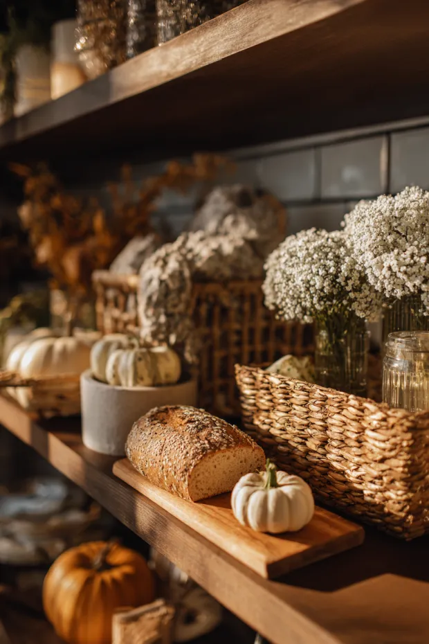 Sustainable Fall Kitchen Eco-Friendly Decor