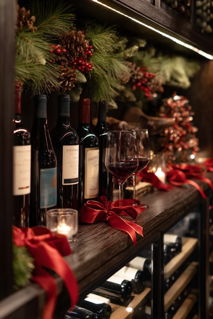 Wine Cellar Christmas Entertaining Preparation