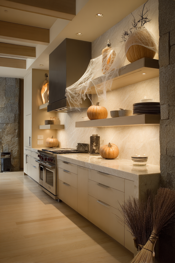 Zen Modern Haunted Kitchen Cabinets