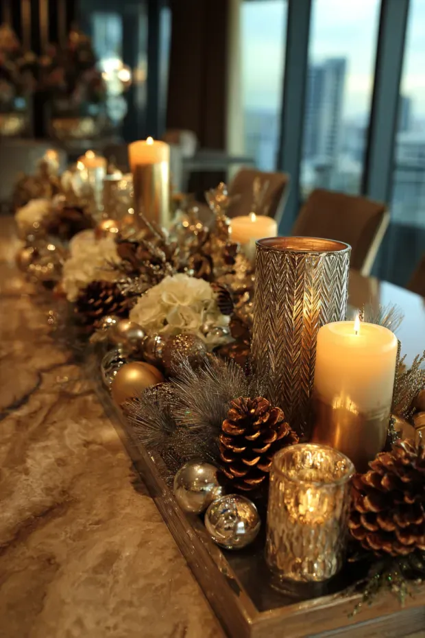 Luxury Penthouse with Panoramic Views and Designer Seasonal Decor