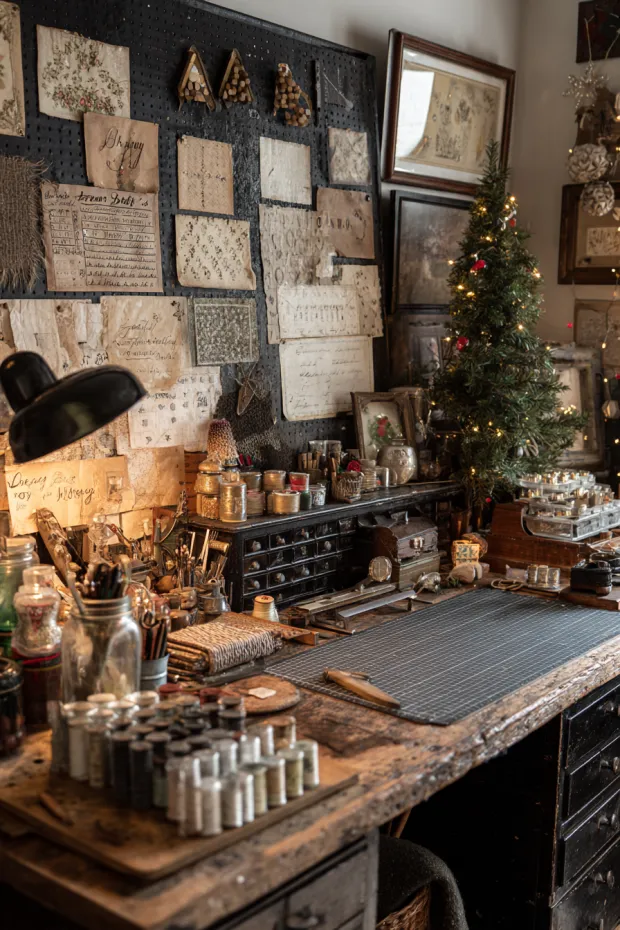 Creative Workshop Christmas with Vintage Crafting Tools