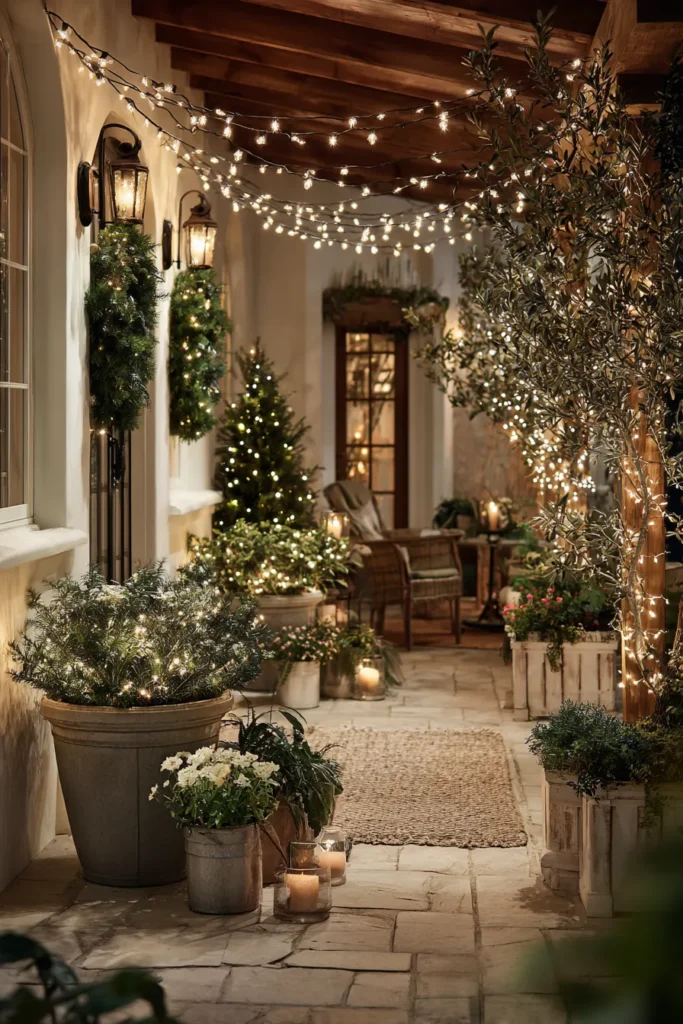 Extend Holiday Decorating to Patio
