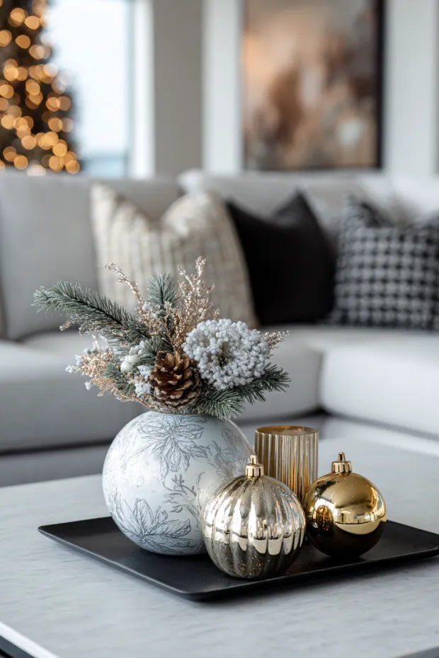 Modern Minimalist Statement Ornament Displays