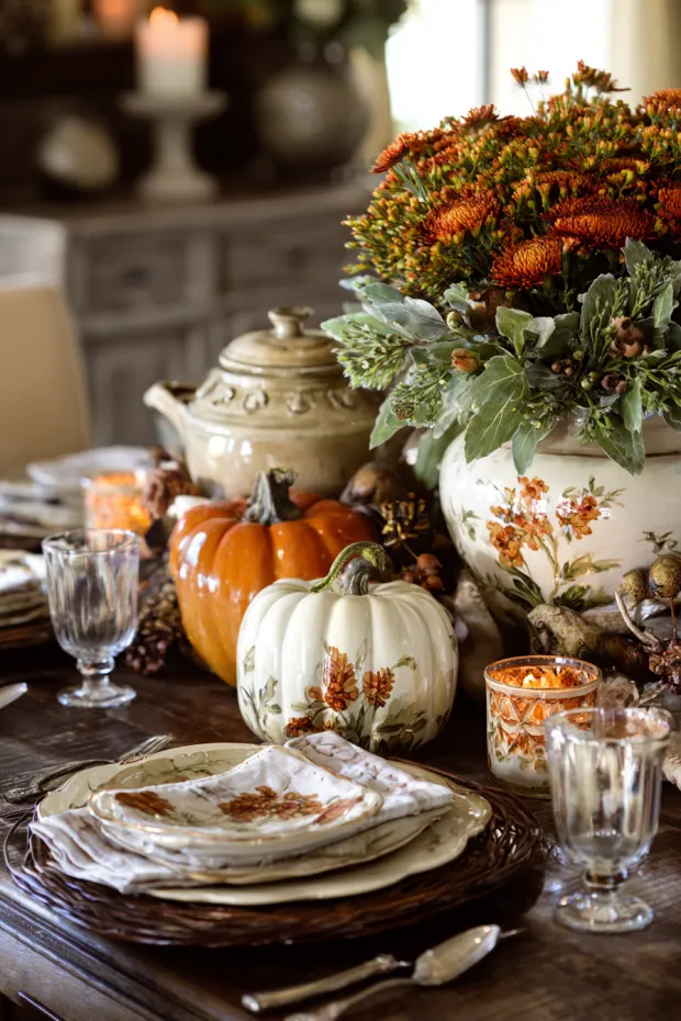 Multigenerational Rustic Autumn Legacy Table