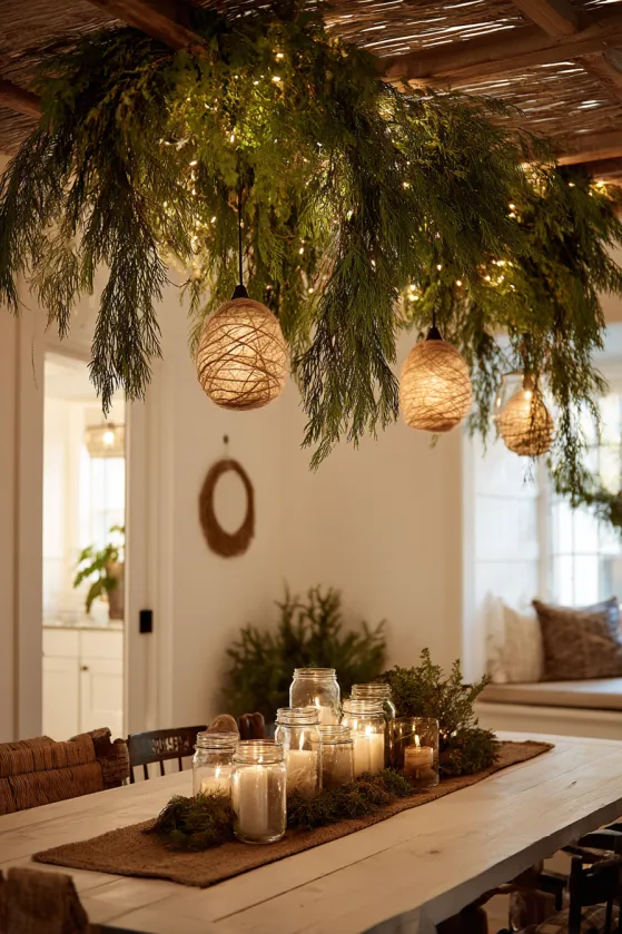 Dining Room Pendant Light Christmas Enhancement