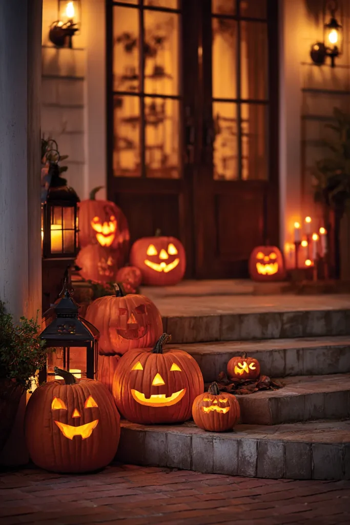 Jack-o'-Lantern Halloween Lighting Array
