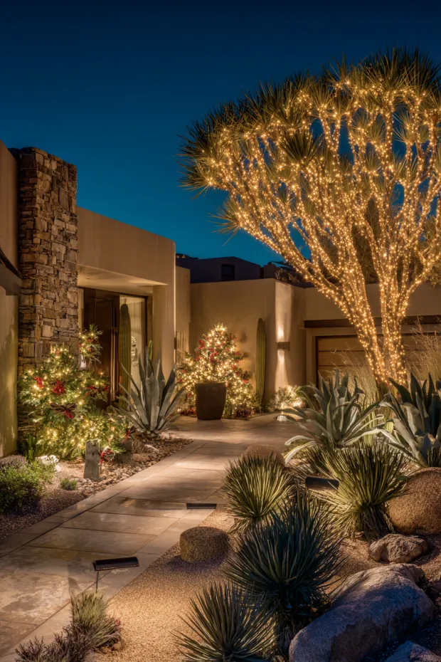 Desert Modern Succulent Holiday Arrangements