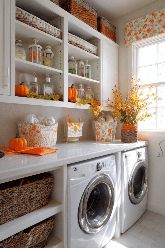 Laundry Room Fall Halloween Decor Functional Fun