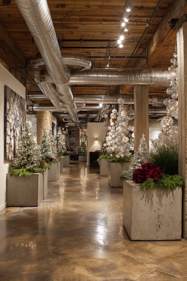 Warehouse Loft Metal Industrial Displays