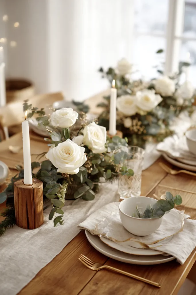 Scandinavian Christmas Dining Simplicity with Hygge-Inspired Decor