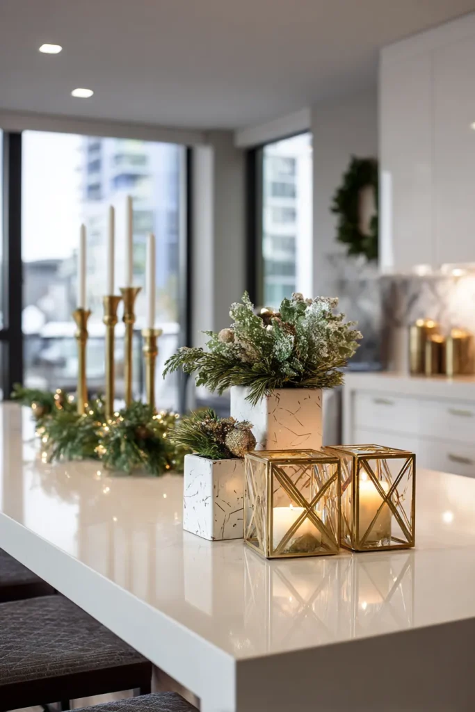 Use Geometric Planters with Greenery