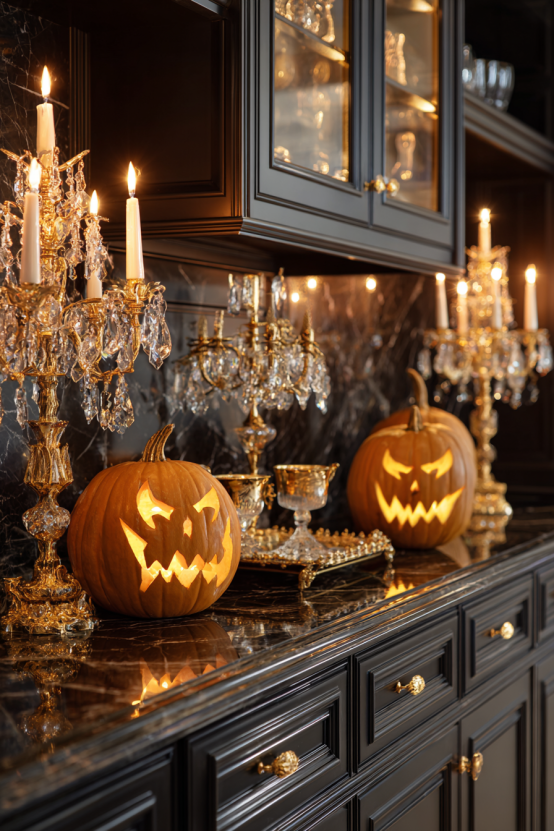 Luxury Elevated Kitchen Cabinet Horror Transformation