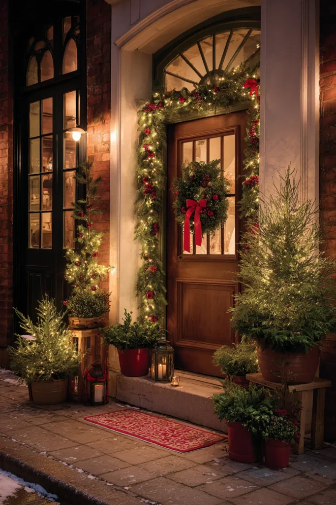 Small Space Front Step Christmas Maximization