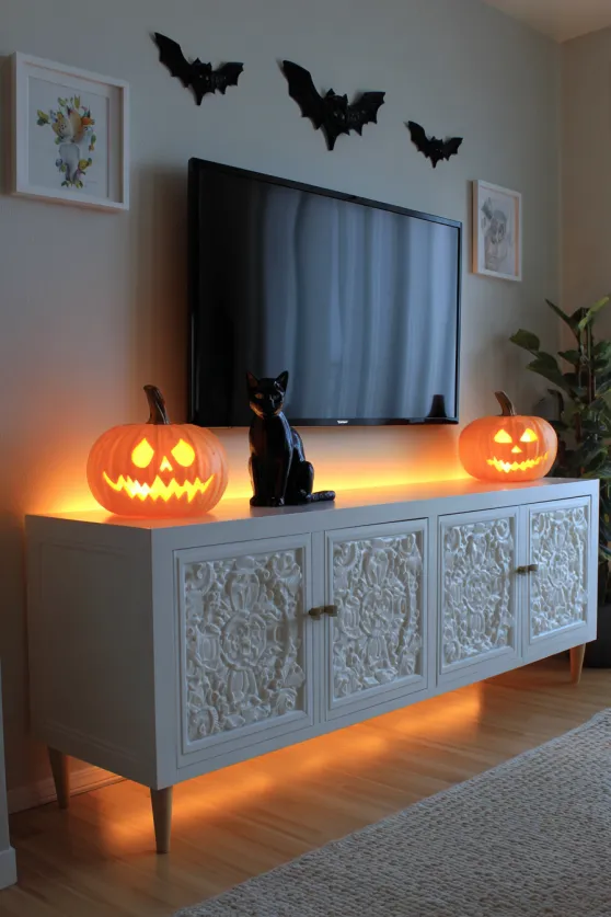Spooky Minimalist Living Room