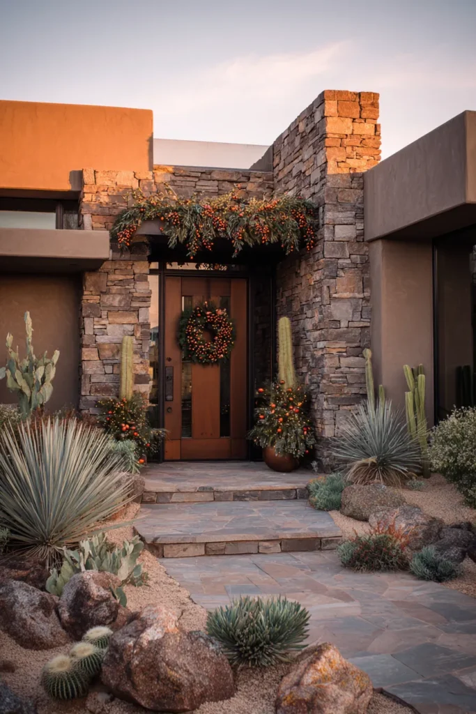 Blend Desert Plants with Holiday