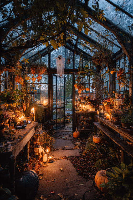 Greenhouse Creepy Decor