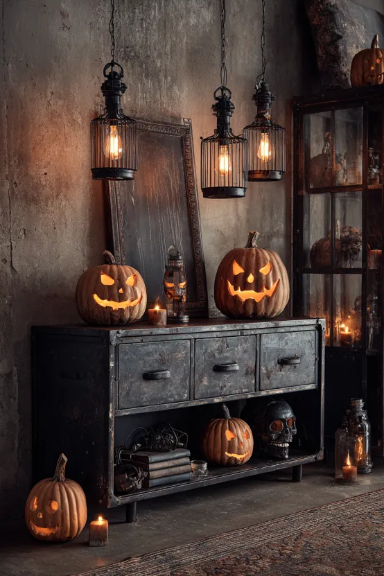 Industrial Factory Horror Living Room